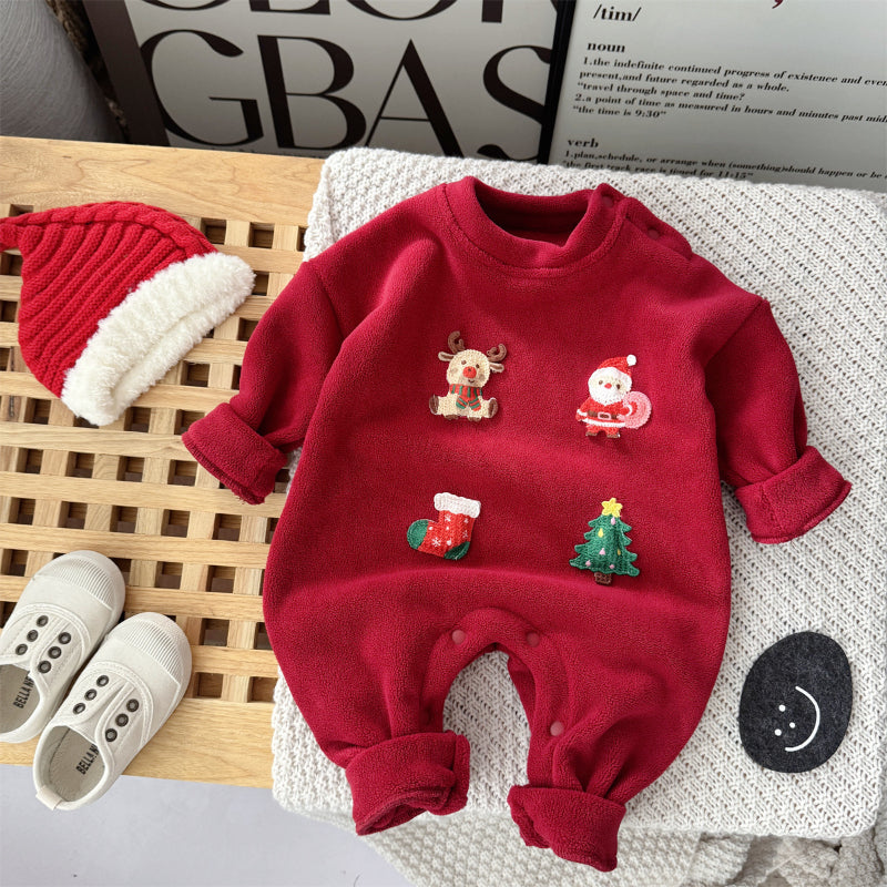【BABY】クリスマスあったかカバーオールSK103220