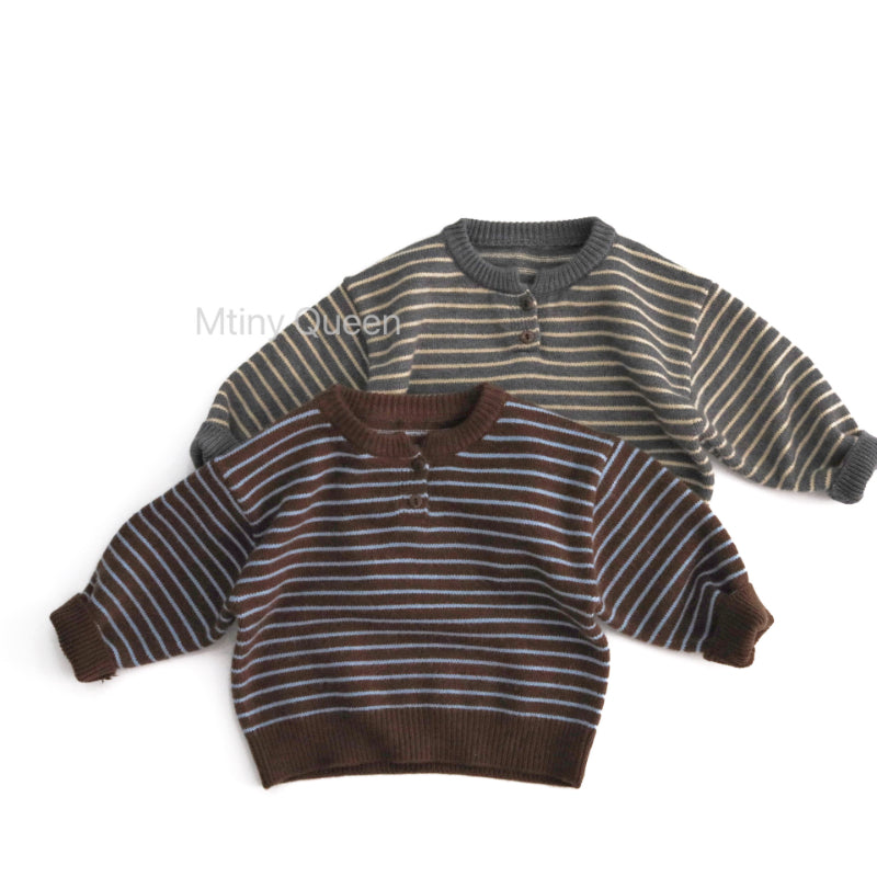 【BABY&KID】ボーダープルオーバーニットSK100539