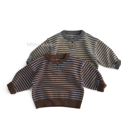 【BABY&KID】ボーダープルオーバーニットSK100539
