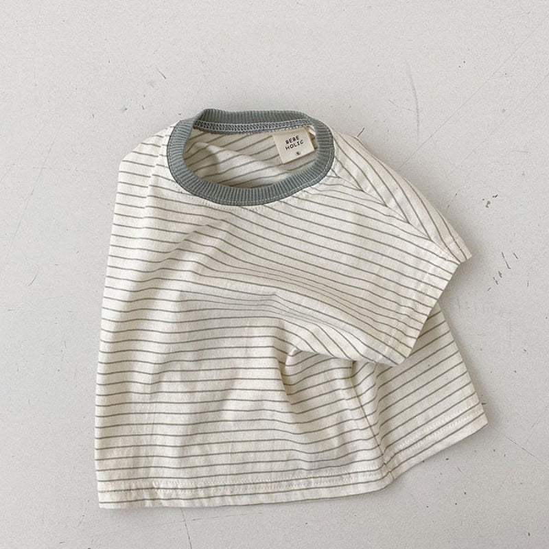 【BABY】夏新作 ボーダー半袖TシャツSK082715