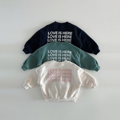 【BABY&KID】Love is hereオシャレトレーナーSK060111