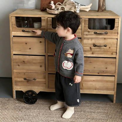 【BABY&KID】くまさんニットカーディガンSK104127