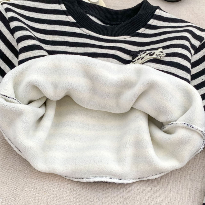 【BABY&KID】ボーダー裏起毛セットアップSK101437