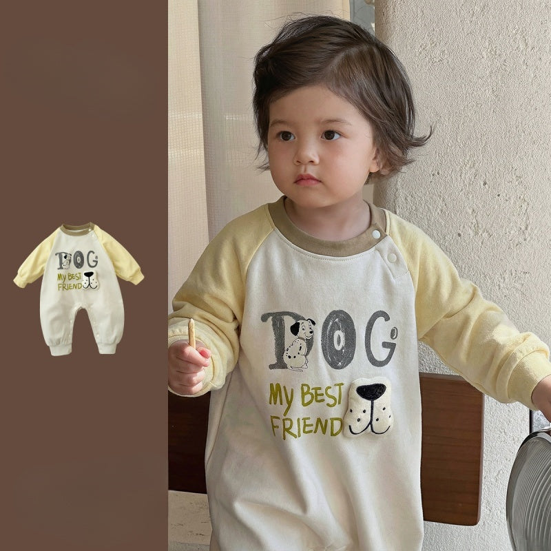 【BABY】わんちゃん柄カバーオールSK104415