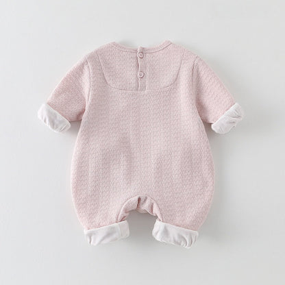 【BABY】うさぎ刺繍カバーオールSK104209