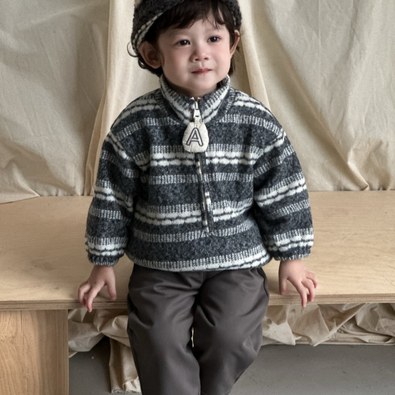 【BABY&KID】冬新作レトロボーダーニットSK103129