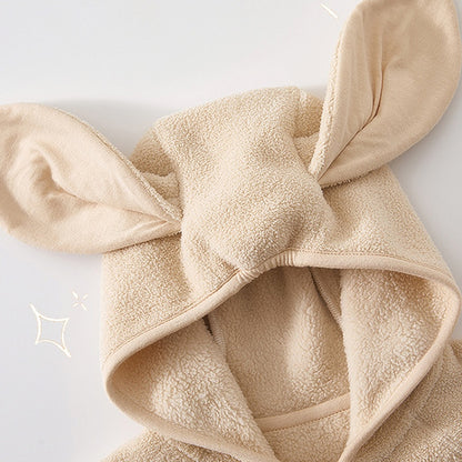 【BABY】冬新作北欧風うさ耳ボアカバーオールSK102632