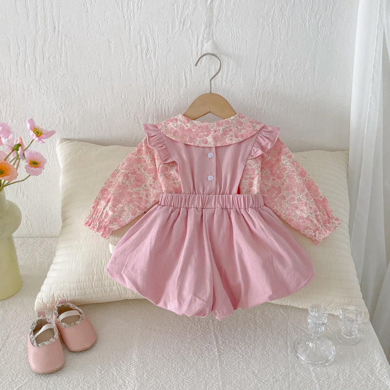 【BABY】うさぎサロペットパンツ（ショートパンツ）SK092309