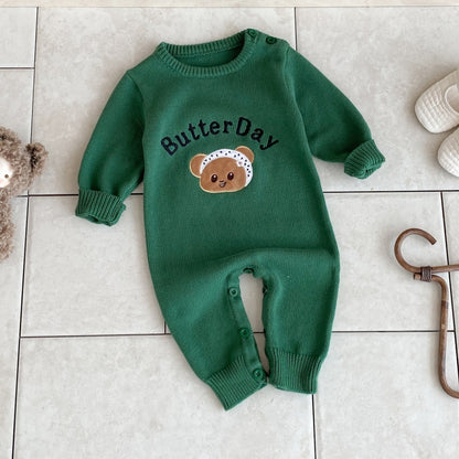 【BABY&KID】くまニットカバーオールSK092707
