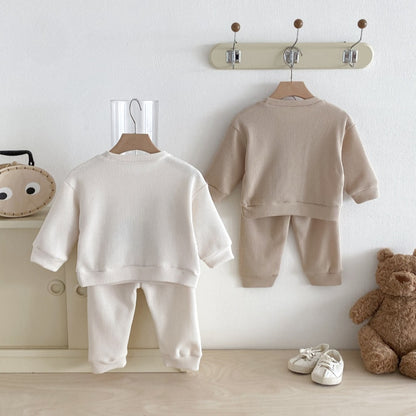 【BABY&KID】ぞうワッフルセットアップSK092717