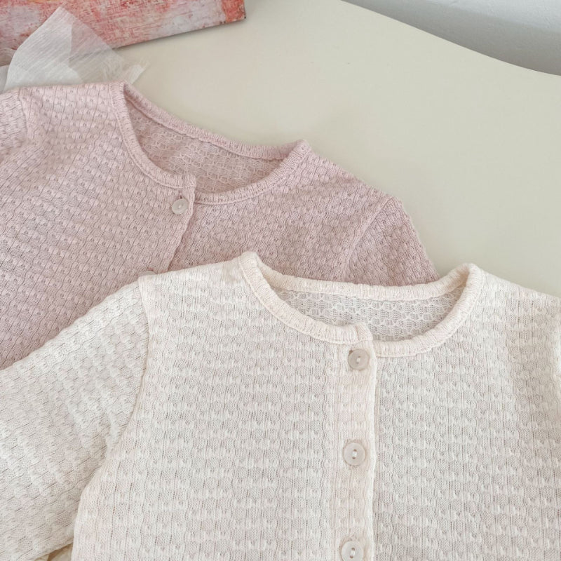 【BABY&KID】レース切り替えカーディガンSK092727