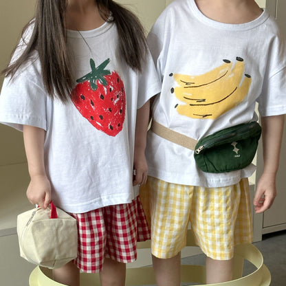 【BABY＆KID】夏新作 フルーツプリントセットアップSK063006