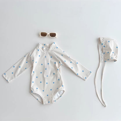 【BABY】夏新作 チェック、ドット柄水着SK090915