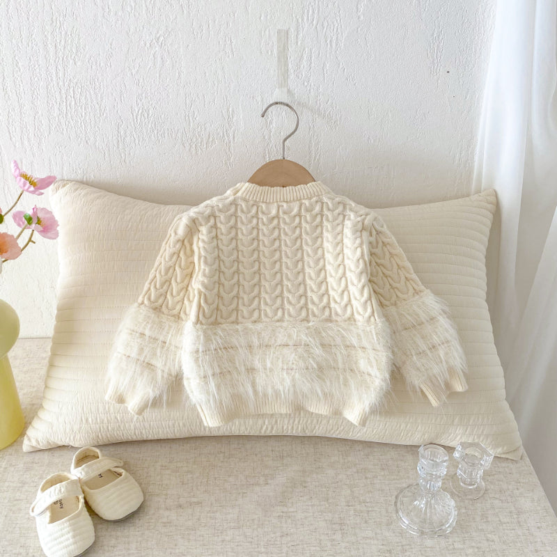 【BABY&KID】アラン編み保温セーターSK092433