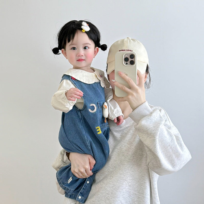 【BABY】アヒルデニムサロペットSK100519