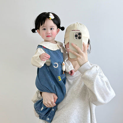 【BABY】アヒルデニムサロペットSK100519