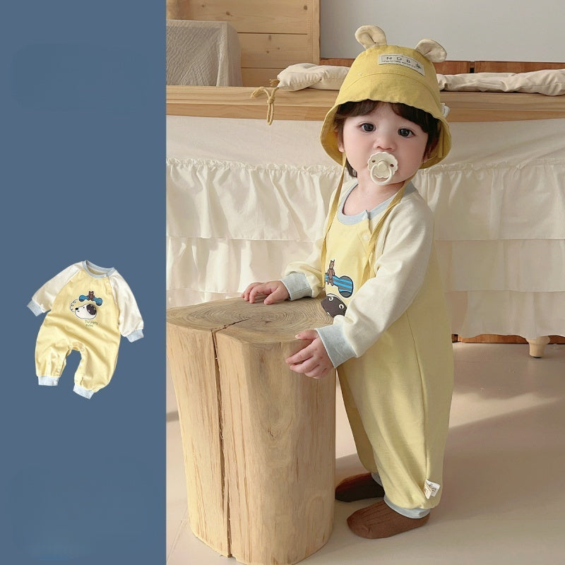 【BABY】わんちゃん＆くまカバーオールSK104417