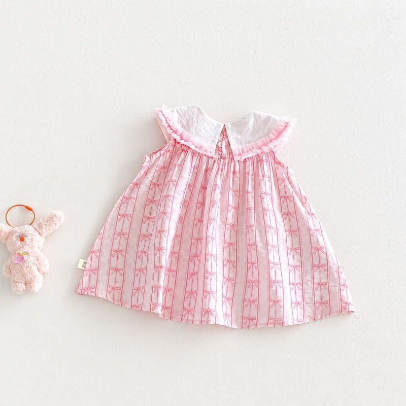 【BABY&KID】夏新作蝶結びワンピースSK106113
