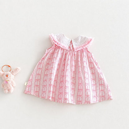 【BABY&KID】夏新作蝶結びワンピースSK106113