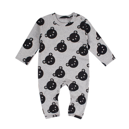 【BABY&KID】北欧風 クマロンパースSK012515