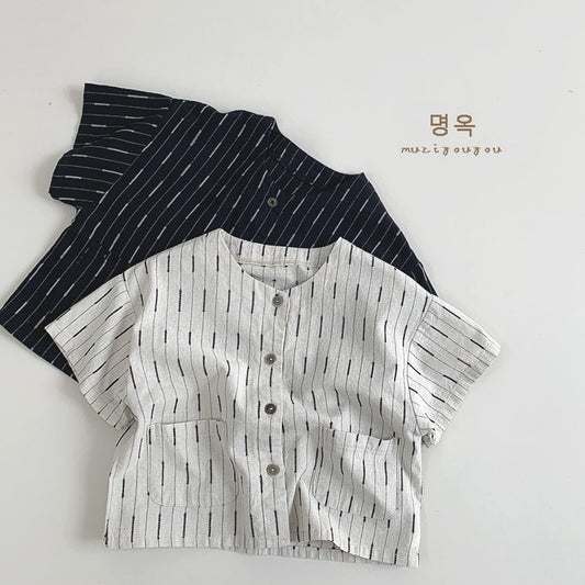 【BABY&KID】夏新作 韓国風ゆったりコットントップスSK080820