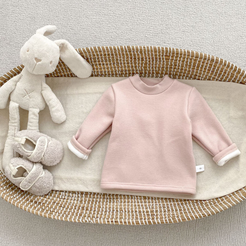 【BABY】冬新作うさぎデザイン裏起毛サロペットSK102702