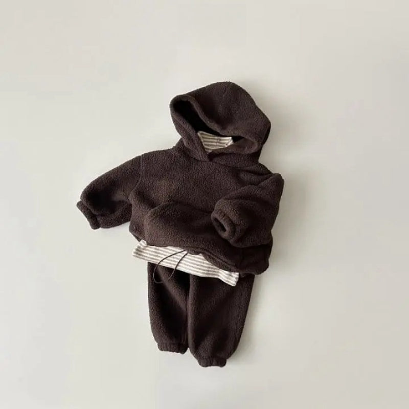【BABY&KID】バイカラー起毛セットアップSK030710