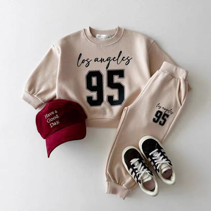 【BABY&KID】ナンバーロゴスウェットセットアップSK102636