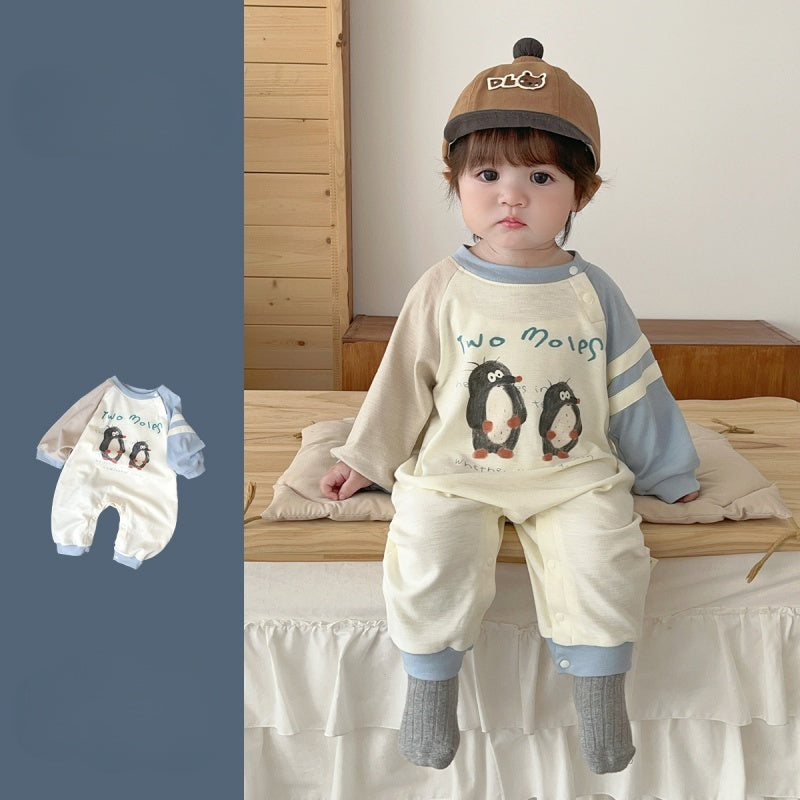 【BABY】もぐらカートゥーンカバーオールSK104418