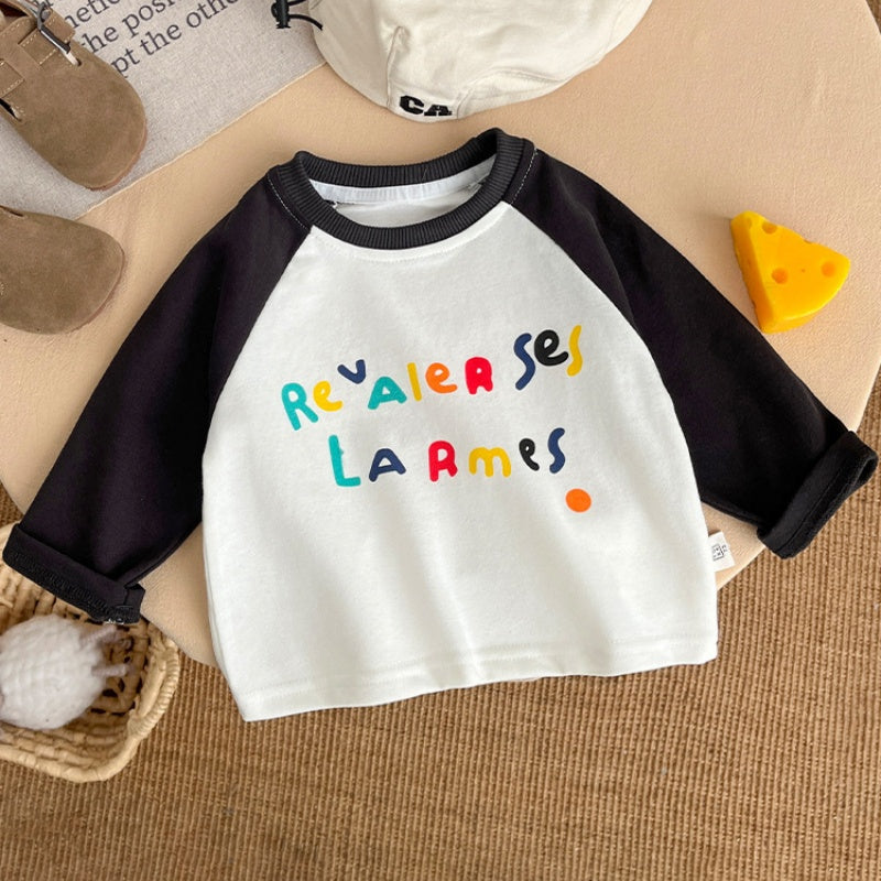 【BABY&KID】ロゴ配色TシャツSK100206