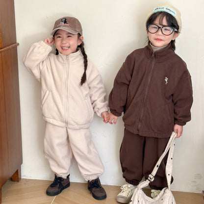 【BABY&KID】厚手もこもこセットアップSK012616