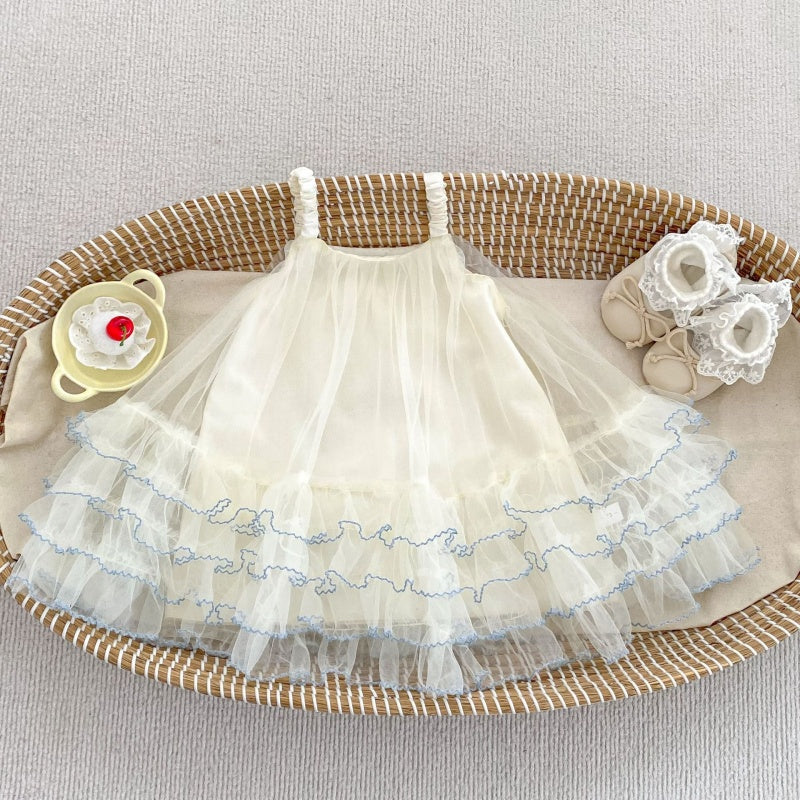 【BABY&KID】夏新作チュールキャミプリンセスワンピースSK105514