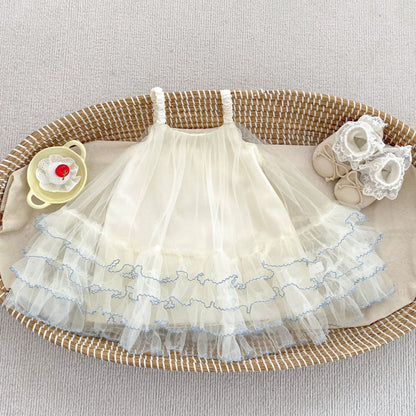 【BABY&KID】夏新作チュールキャミプリンセスワンピースSK105514