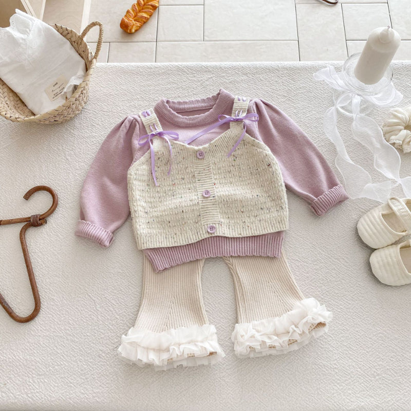 【BABY&KID】おしゃれニットセットアップSK092436