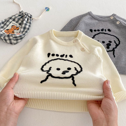 【BABY&KID】ペット柄可愛いセーターSK030718