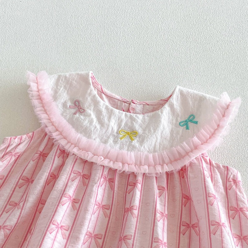 【BABY&KID】夏新作蝶結びワンピースSK106113