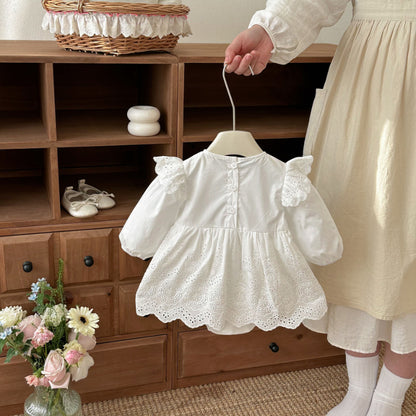 【BABY】プリンセスフリルロンパースワンピSK103609