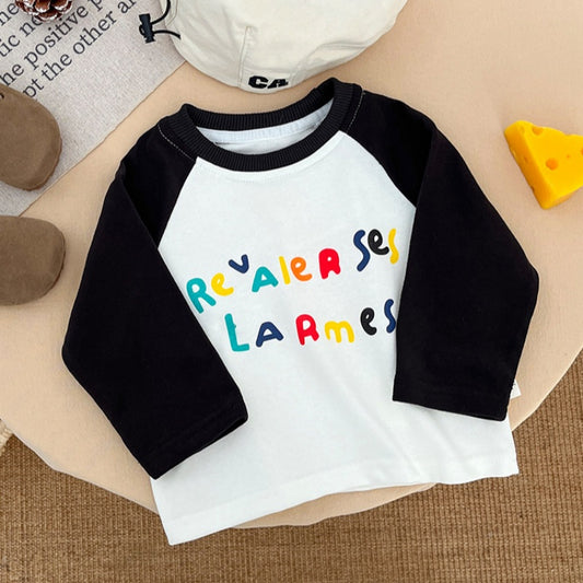 【BABY&KID】ロゴ配色TシャツSK100206