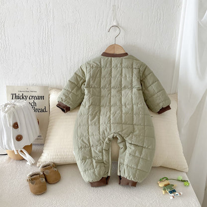 【BABY】冬新作韓国風大きめポケットカバーオールSK102720