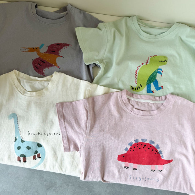 【BABY＆KID】夏新作 恐竜柄TシャツSK063027