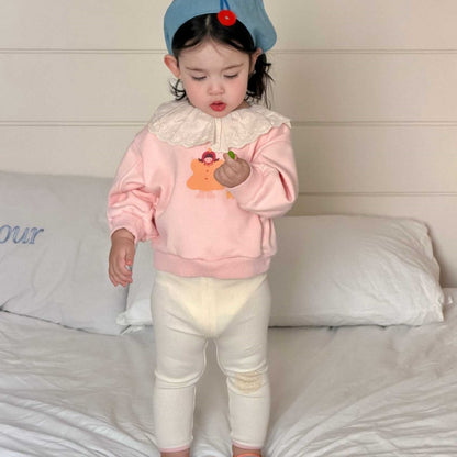 【BABY&KID】レース襟カートゥーンスウェットSK104311