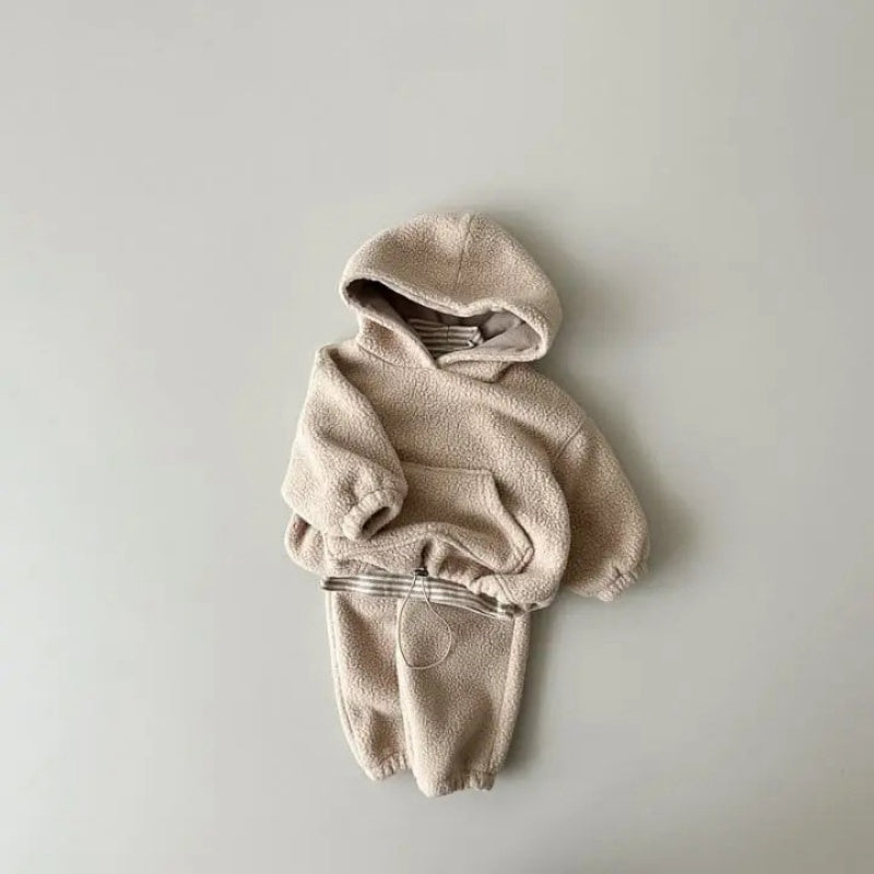 【BABY&KID】バイカラー起毛セットアップSK030710