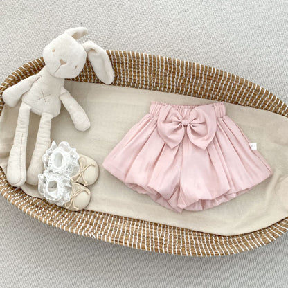 【BABY&KID】夏新作 リボン付きショートパンツSK082614