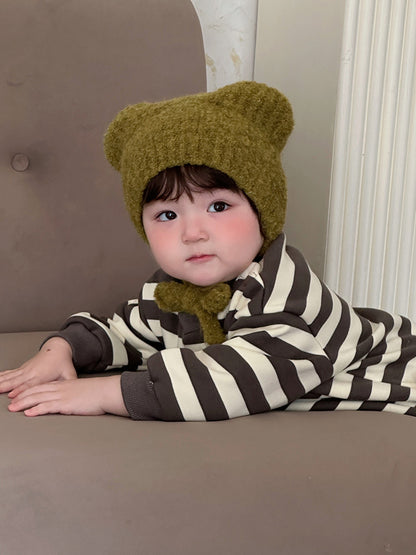 【BABY】アヒル柄暖かいセットアップSK11556