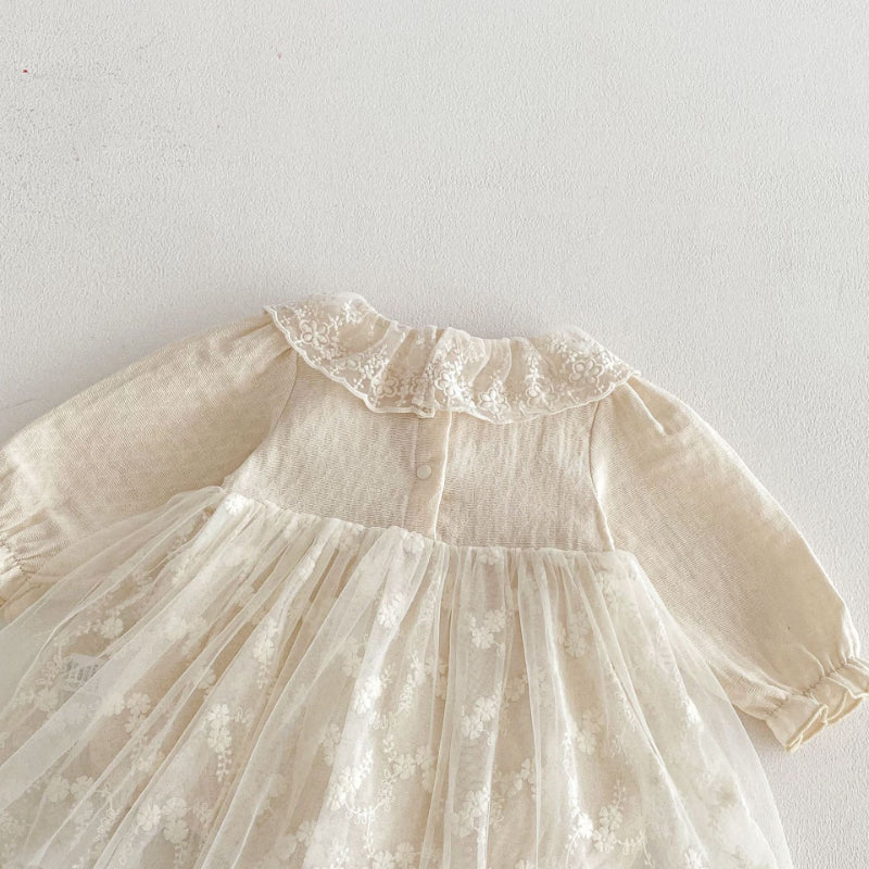 【BABY】レースドールカラーロンパースワンピSK103620