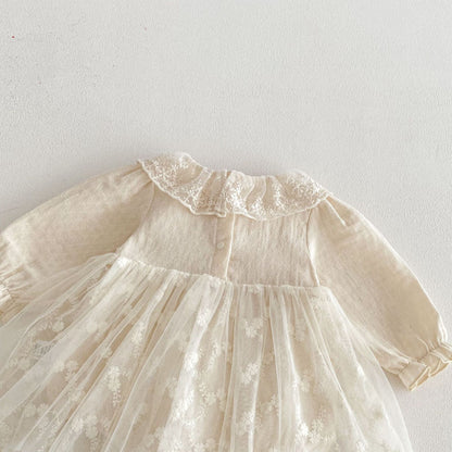 【BABY】レースドールカラーロンパースワンピSK103620