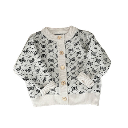 【BABY&KID】ジャカードニットカーディガンSK101818