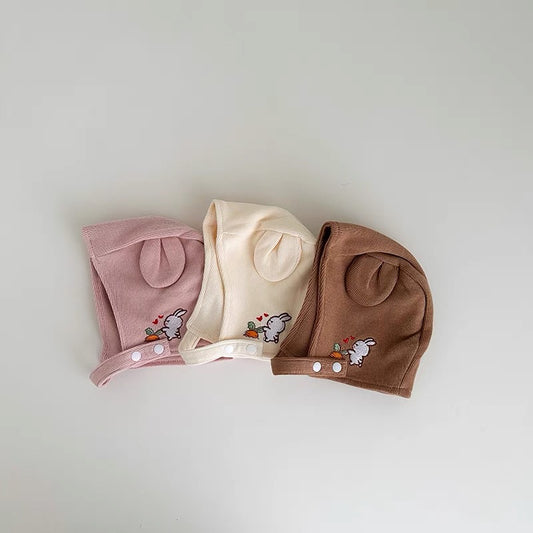 【HAT】にんじんうさぎ刺繍帽子SK101619