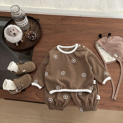 【BABY&KID】くまフェイス柄セットアップSK101820