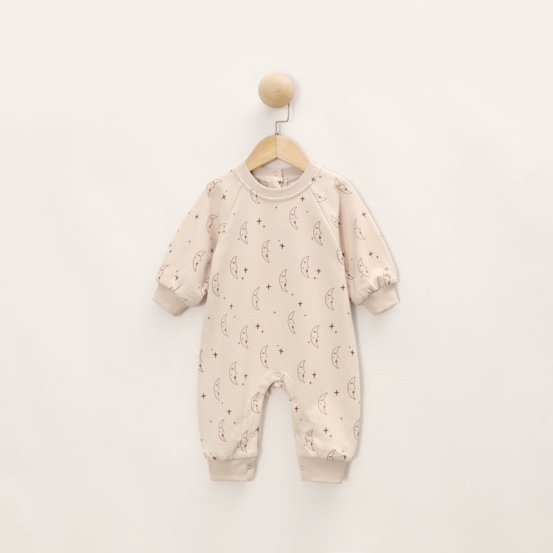 【BABY&KID】北欧風 月柄オールインワンSK012519